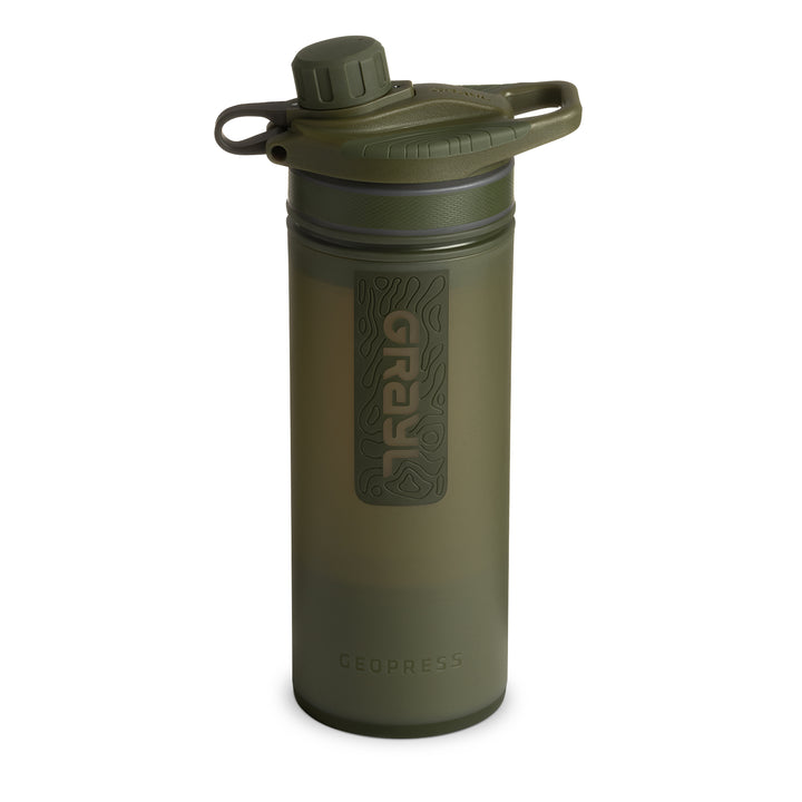 Best top rated Grayl GeoPress Filter and Purifier Water Bottle - 24 Fluid Ounces / Covert Edition / Standard View / Olive Drab
